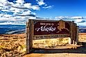 Alaska welcome sign