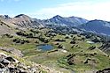 Mountain basin below Echo Peak in Beaverhead-Deerlodge National Forest, just outside of Yellowstone National Park.