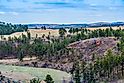 A beautiful overlooking view of nature in Wind Cave National Park, South Dakota