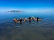 Floating in the Great Salt Lake