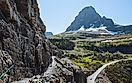 Hikers at Highline Trail (Glacier National Park, Montana)