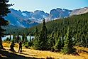 Long Lake above the Brainard Lake Recreation Area Roosevelt National Forest