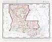 A map of Louisiana