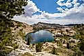 Afternoon view of the beautiful Liberty Lake at Ruby Mountain, Nevada, USA