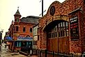 Columbus / Ohio - 03.17.2017 : Industrial brick wall buildings in Columbus Brewery district. Editorial credit: berni0004 / Shutterstock.com