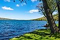 Honeoye Lake in the Finger Lakes Region of New York.
