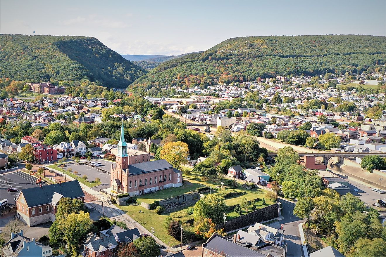 Cumberland Maryland, Church, City, town