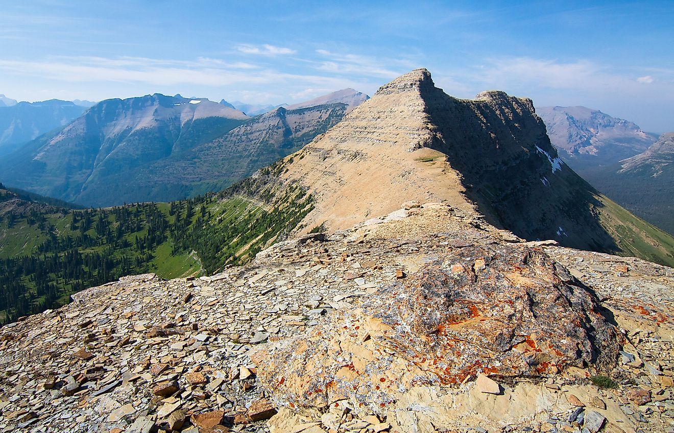 Cut Bank Pass and the Continental Divide - Glacier National Park, Montana, USA