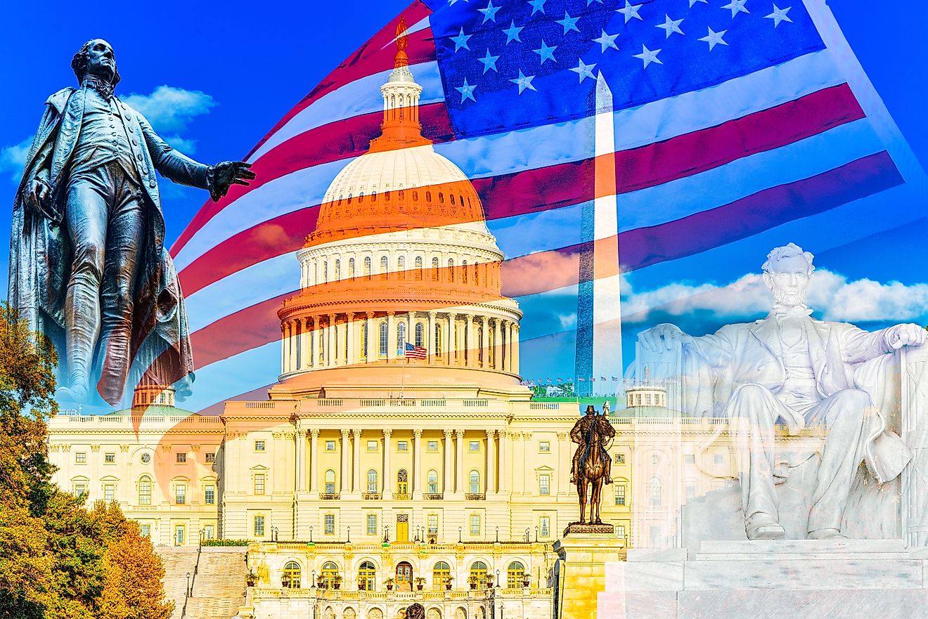 United States Capitol, Capitol Building,home of the United States Congress and Ulysses S. Grant Memorial.
