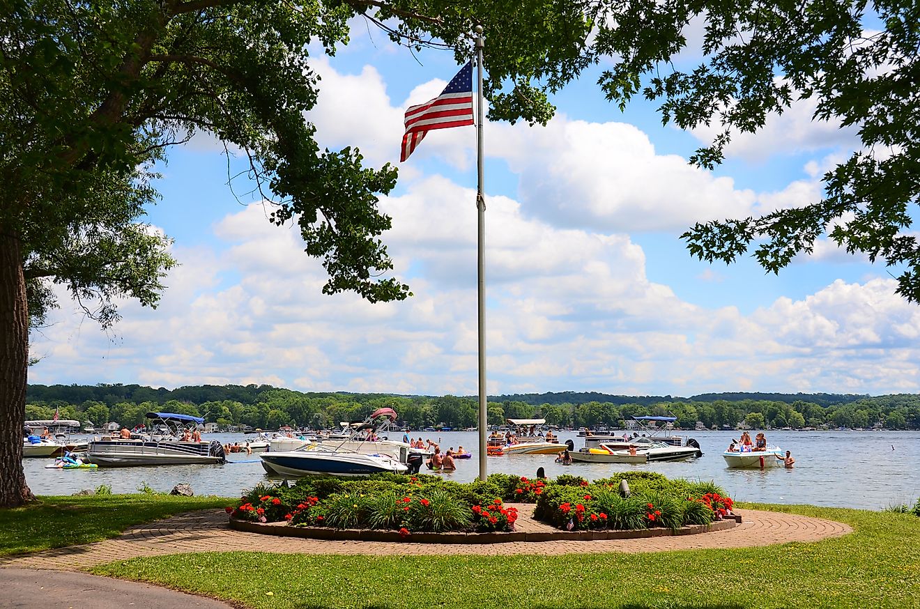 Vitale Park, on the north shore of Conesus Lake—the western- most of New York's famed Finger Lakes.