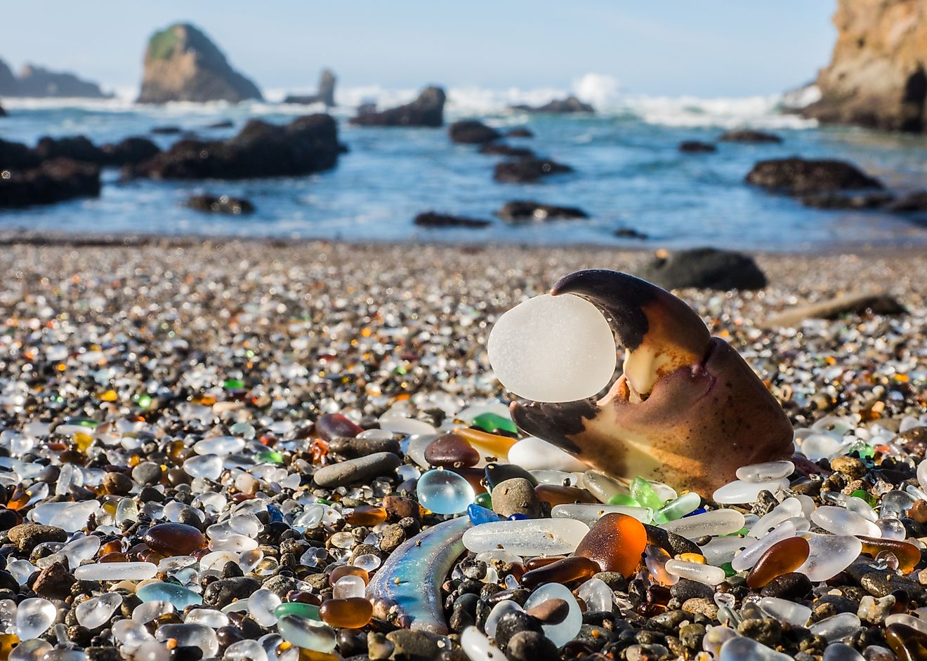 "Fun at Glass Beach" Having some fun photography moments at Glass Beach in Fort Bragg, California.