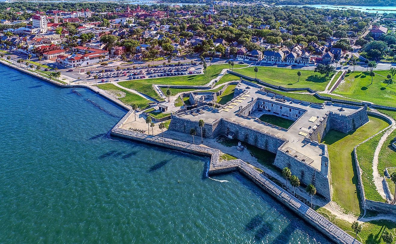 Castillo de San Marcos in St Augustine, Florida