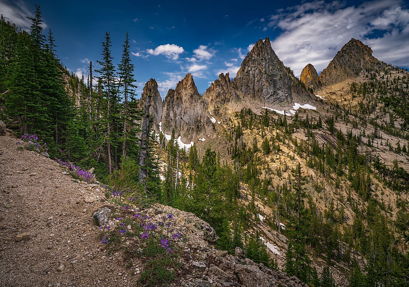 Hiking the Ship Island Lake Trail in the Frank Church - River of No Return Wilderness, Idaho