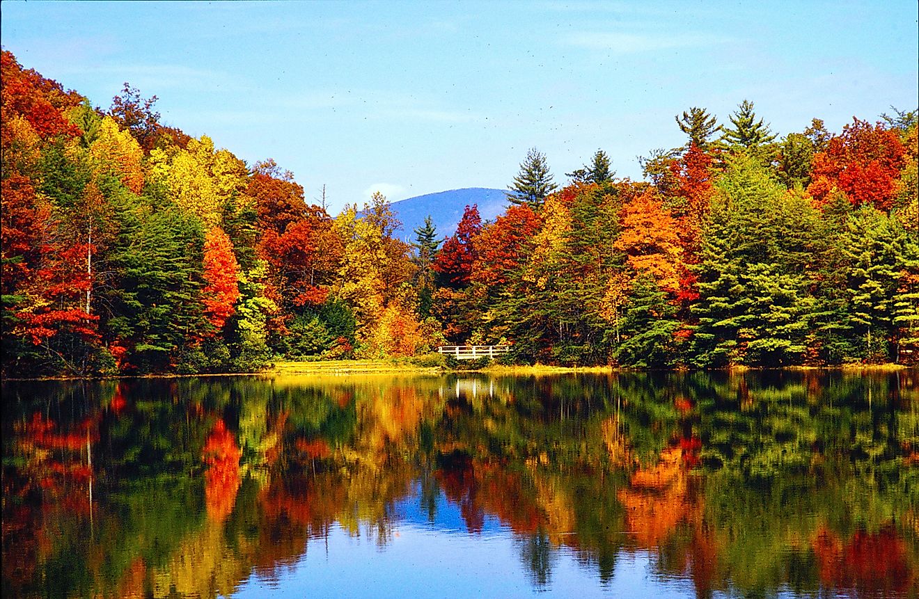 Chattahoochee National Forest Oconee National Forest North Georgia in full autumn foliage 