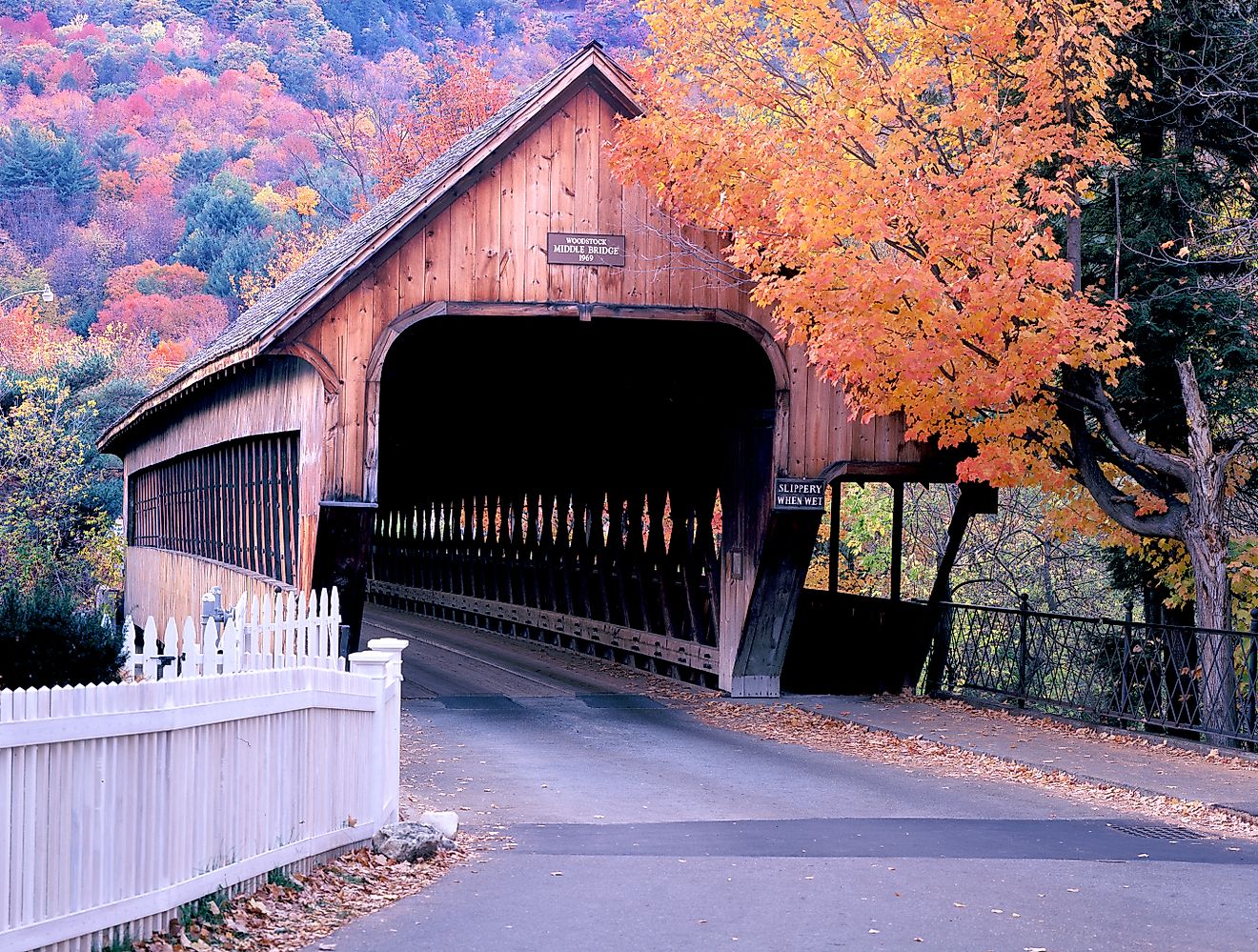 Woodstock Vermont Covered Bridge