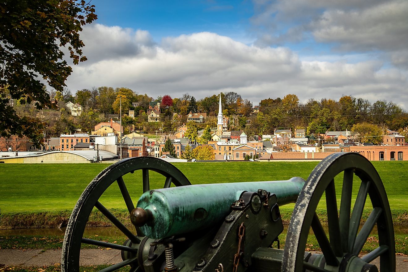 The Grant Park in Galena, Illinois during daylight