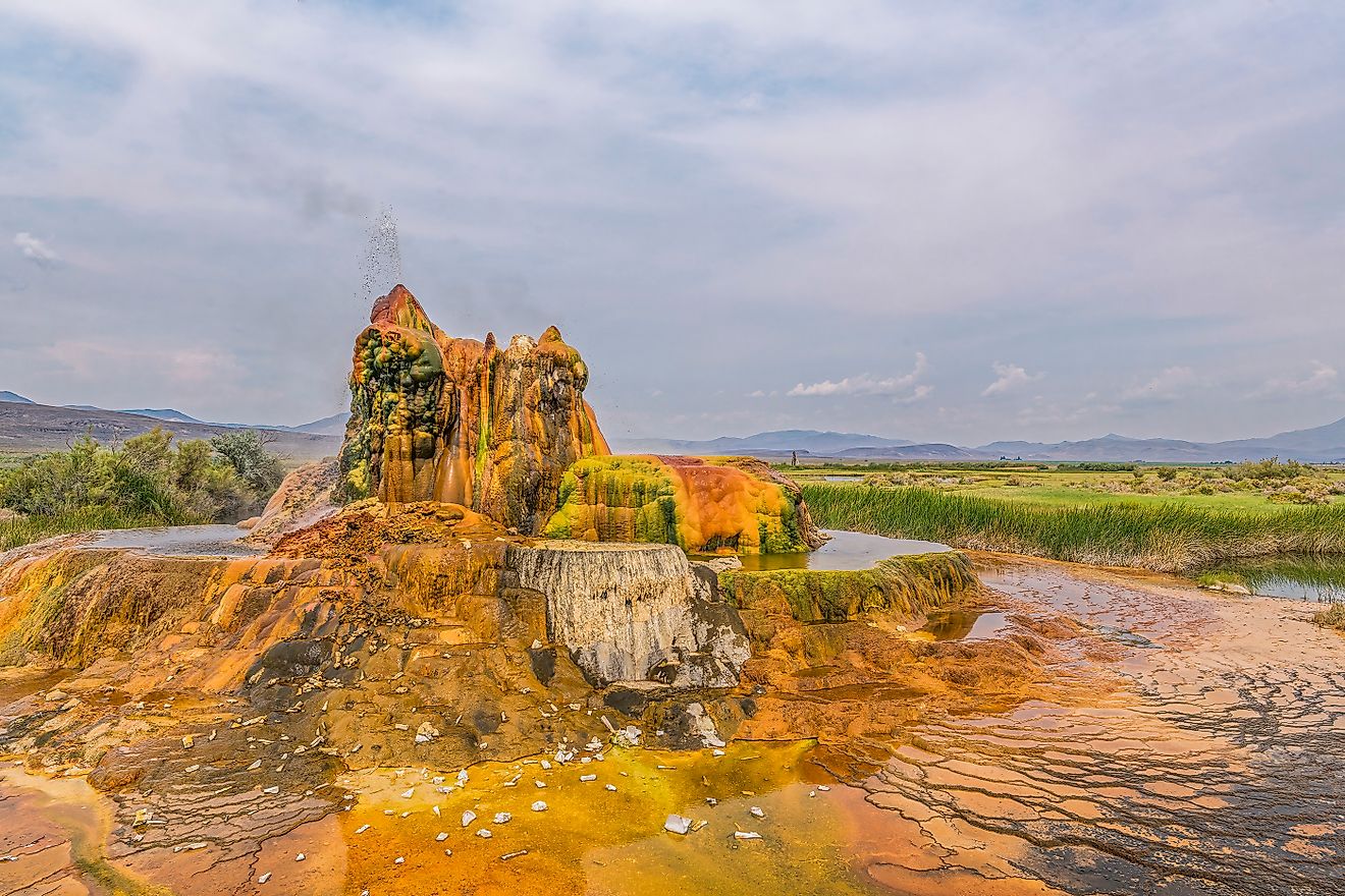 Fly Geyser, Washoe County, Nevada