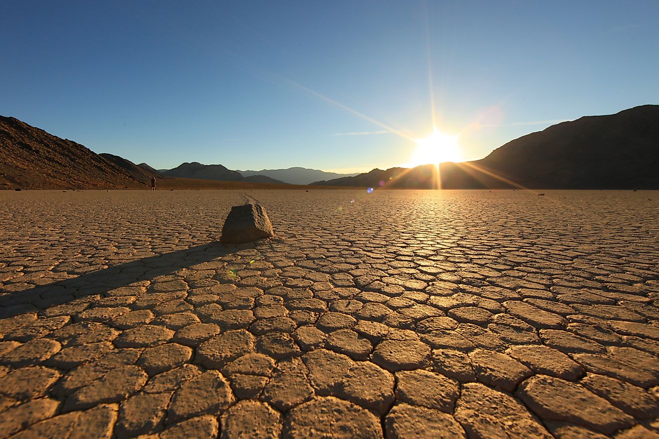 Sand Dune Formations in Death Valley National Park, California