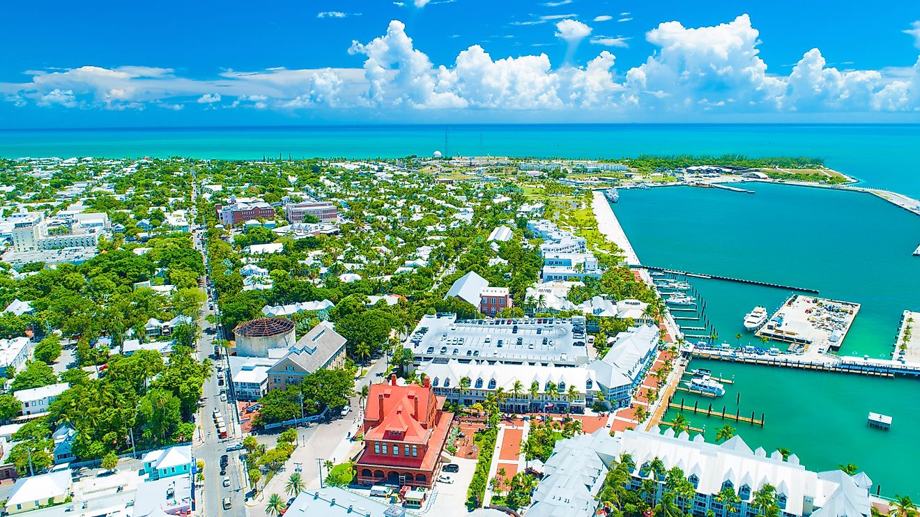 Aerial view of Key West. Florida. USA.