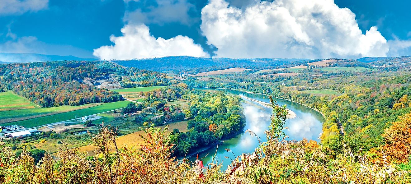 Wyalusing Rocks Overlook, Susquehanna River, Pennsylvania