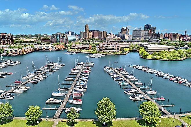 Aerial image captured in Buffalo New York