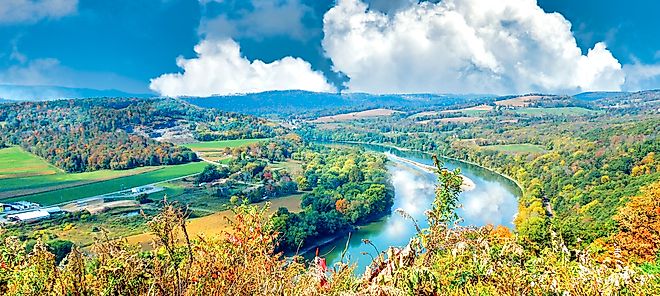 Wyalusing Rocks Overlook, Susquehanna River, Pennsylvania