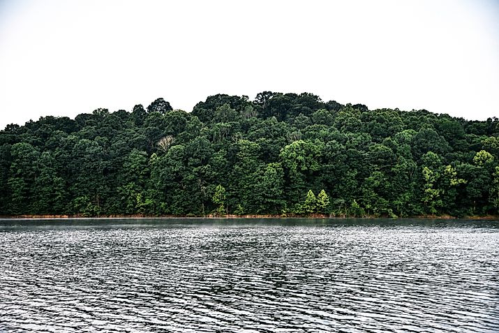 Petoka Lake in Hoosier National Forest in Indiana