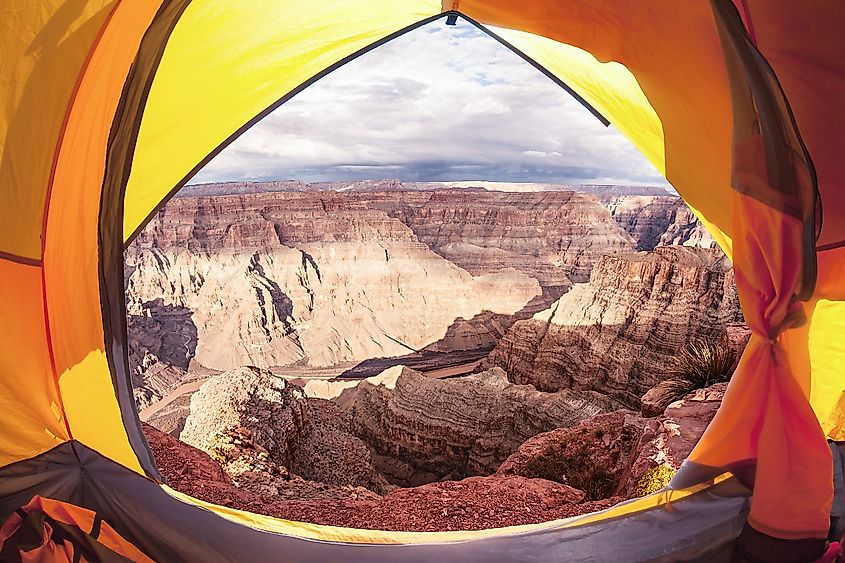 Grand Canyon camping site