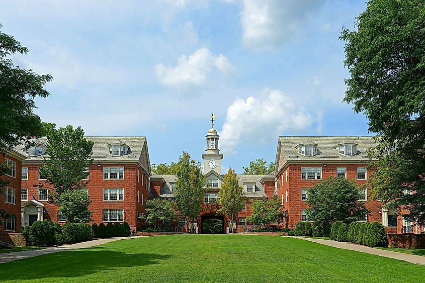 Wayland Hall in Brown University, Providence, Rhode Island