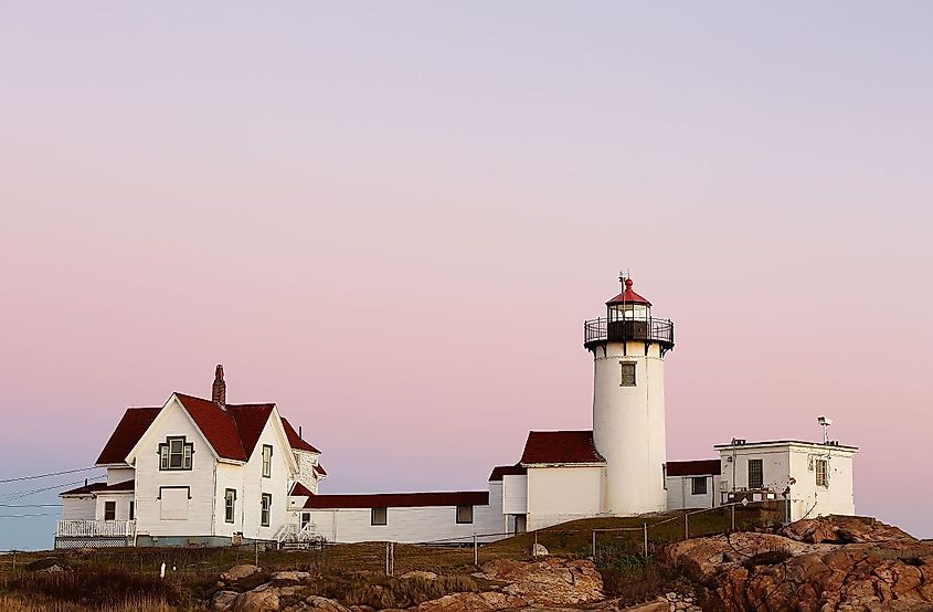 Eastern Point Lighthouse at Gloucester, Massachusetts