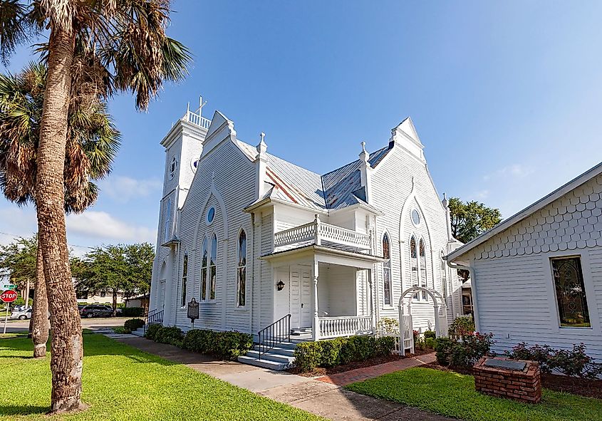 The Trinity Episcopal Church in Apalachicola, Florida