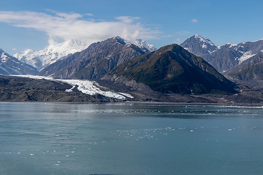 Mount Saint Elias and Disenchantment Bay.