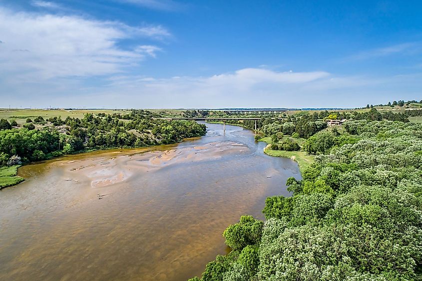 Niobrara River in Valentine, Nebraska