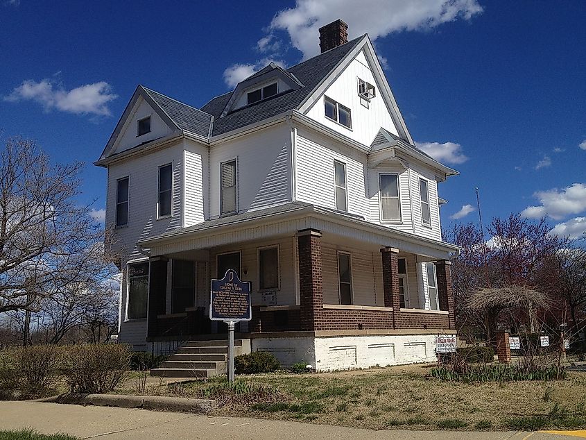 The Eugene V. Debs House, a National Historic Landmark and museum