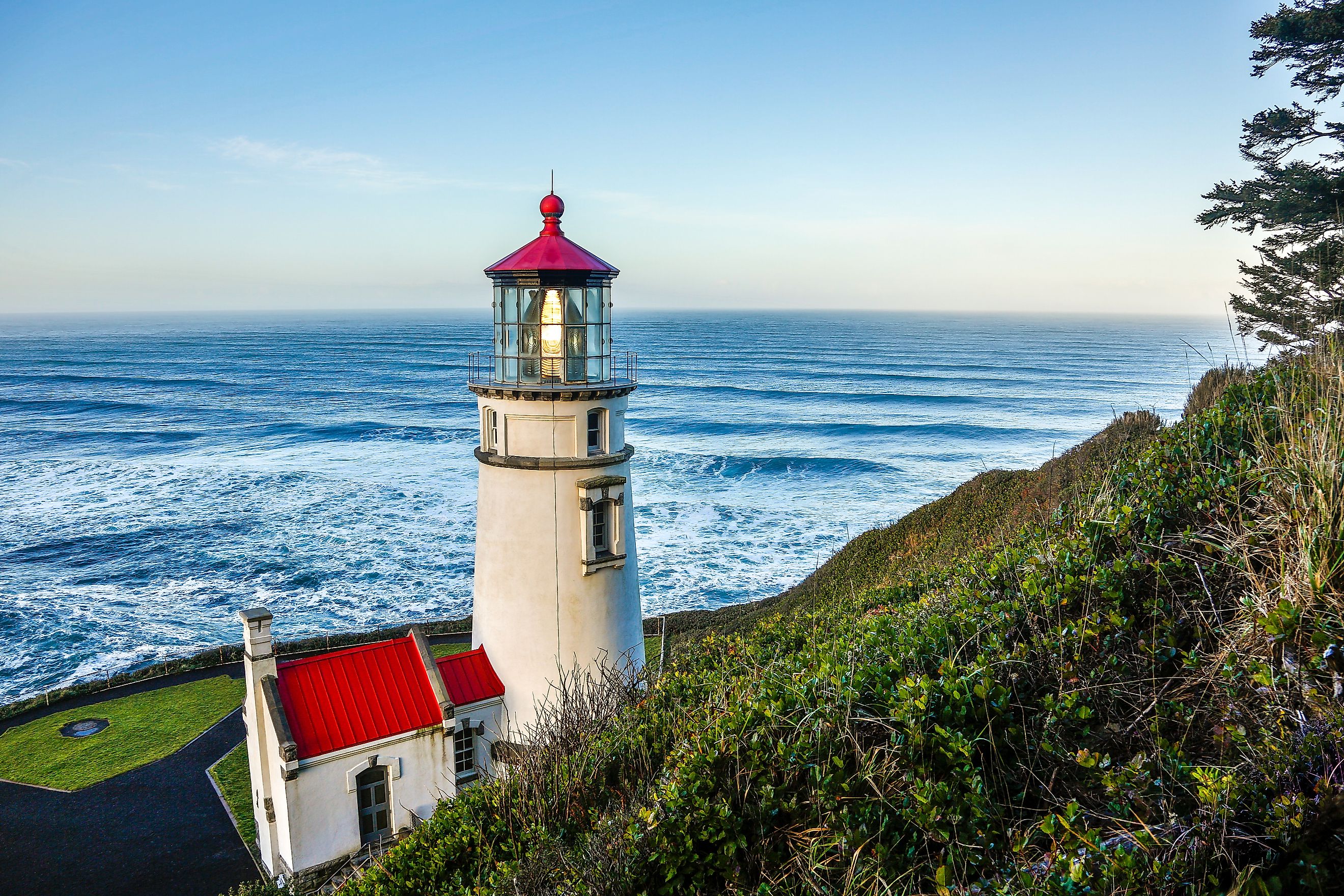 Heceta Head Lighthouse near Florence, Oregon.