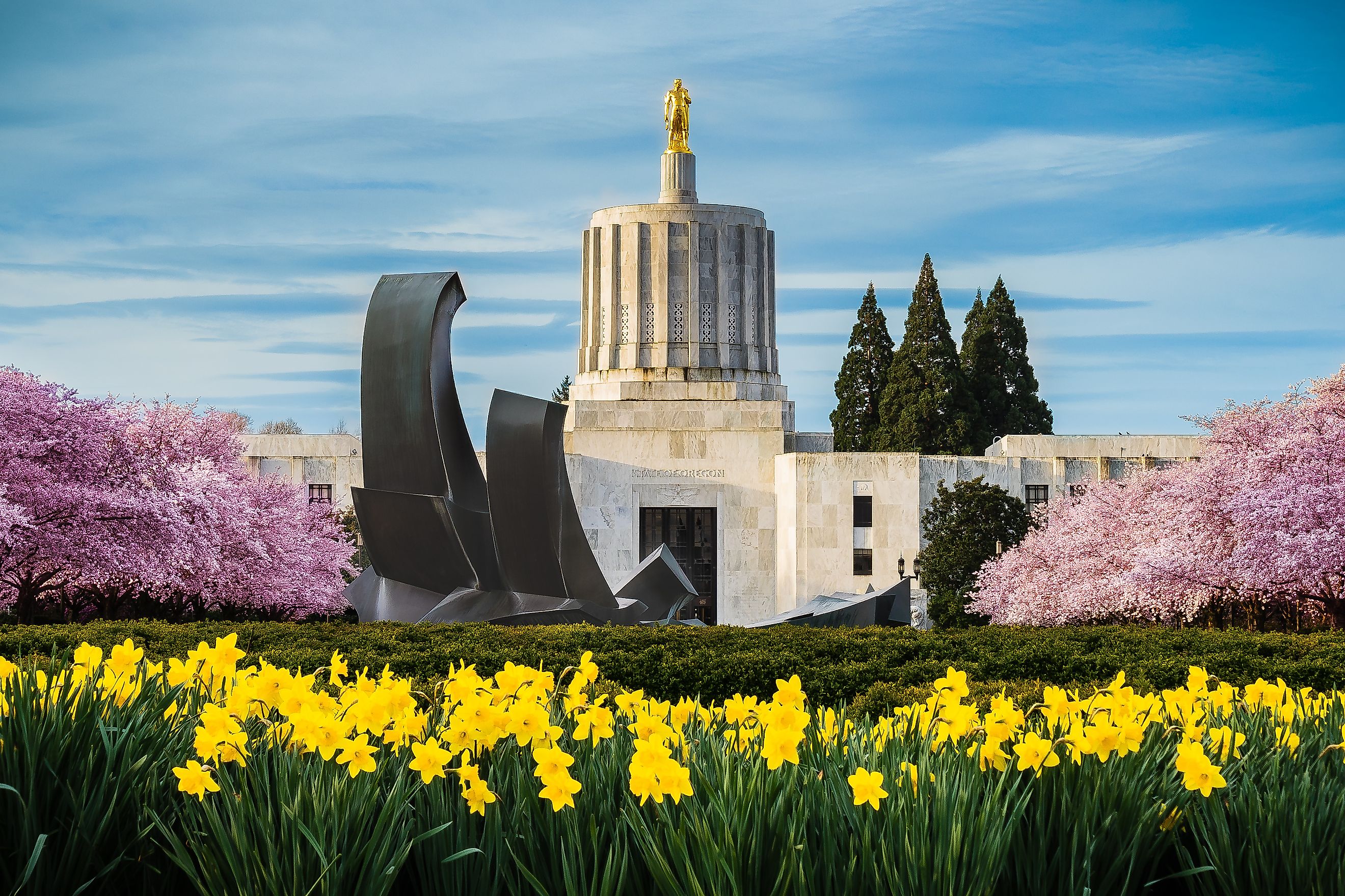 Salem, Oregon. State Capitol building