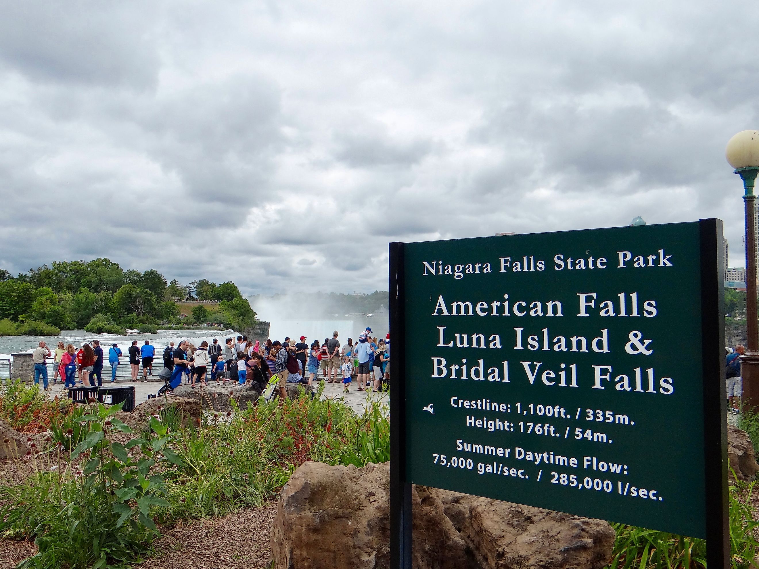  Niagara Falls State Park in New York. Editorial credit: JTTucker / Shutterstock.com