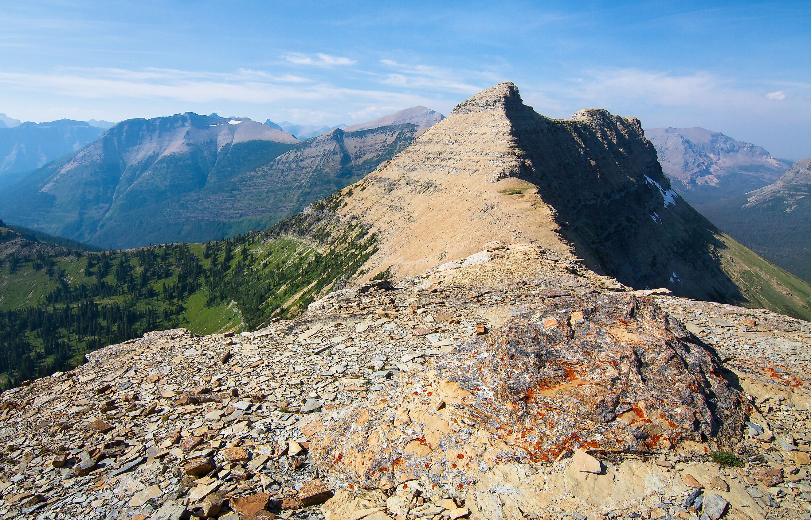 Cut Bank Pass and the Continental Divide - Glacier National Park, Montana, USA