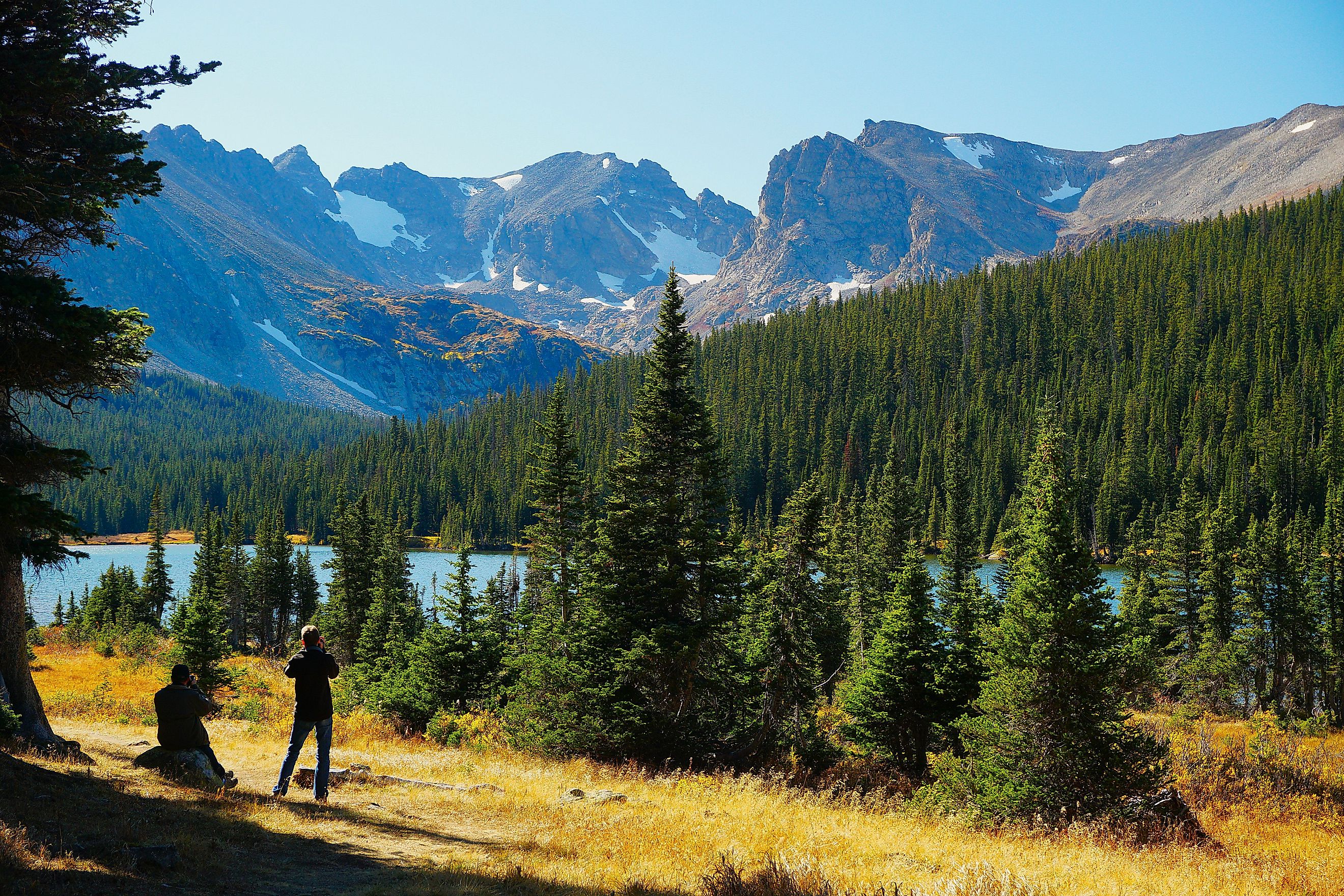 Long Lake above the Brainard Lake Recreation Area Roosevelt National Forest