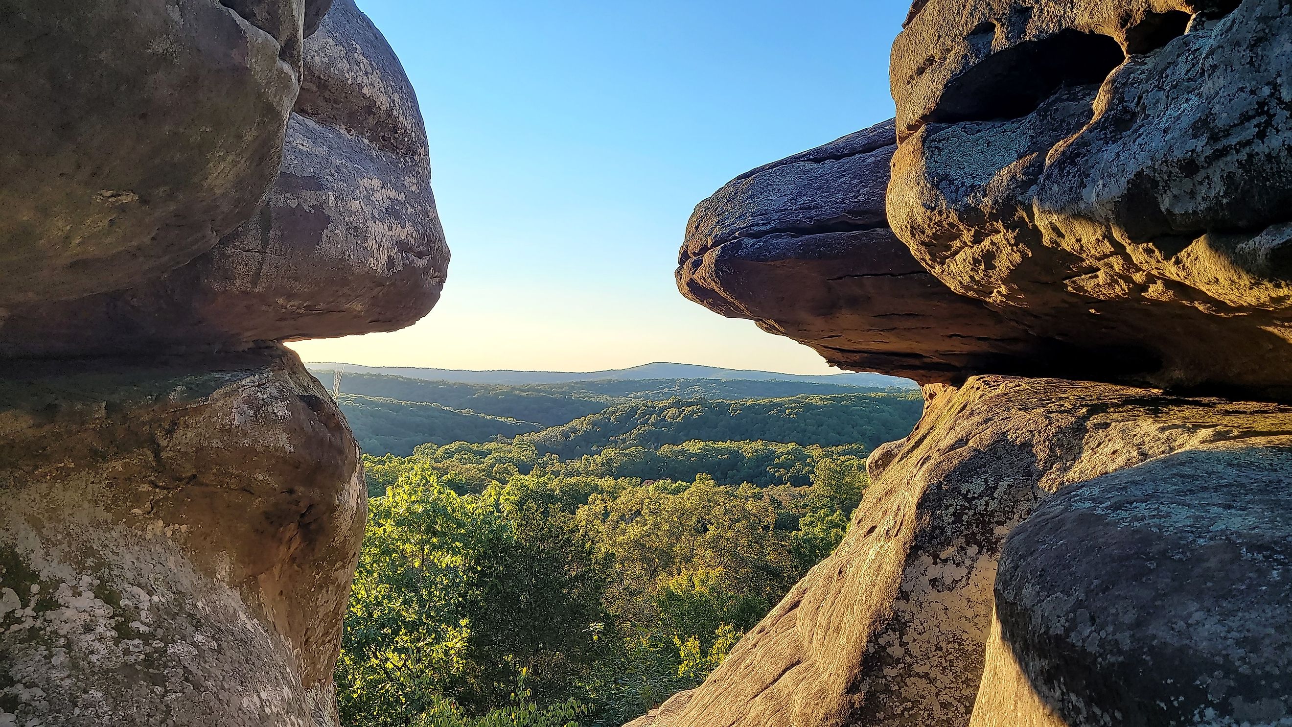 Garden of the gods in Southern Illinois. Part of the Shawnee national forest