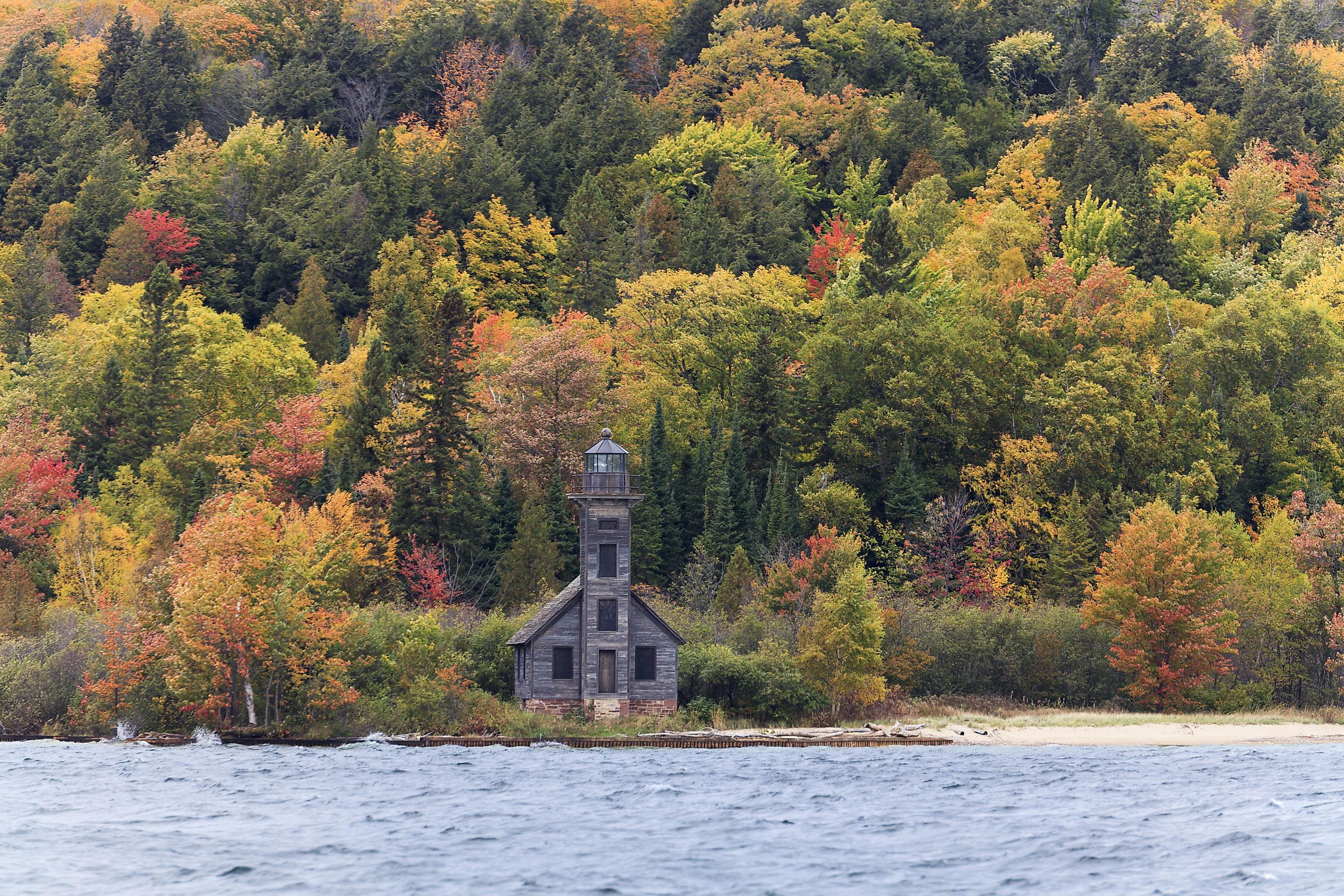 East Channel Lighthouse,Hiawatha National Forest, Grand Island