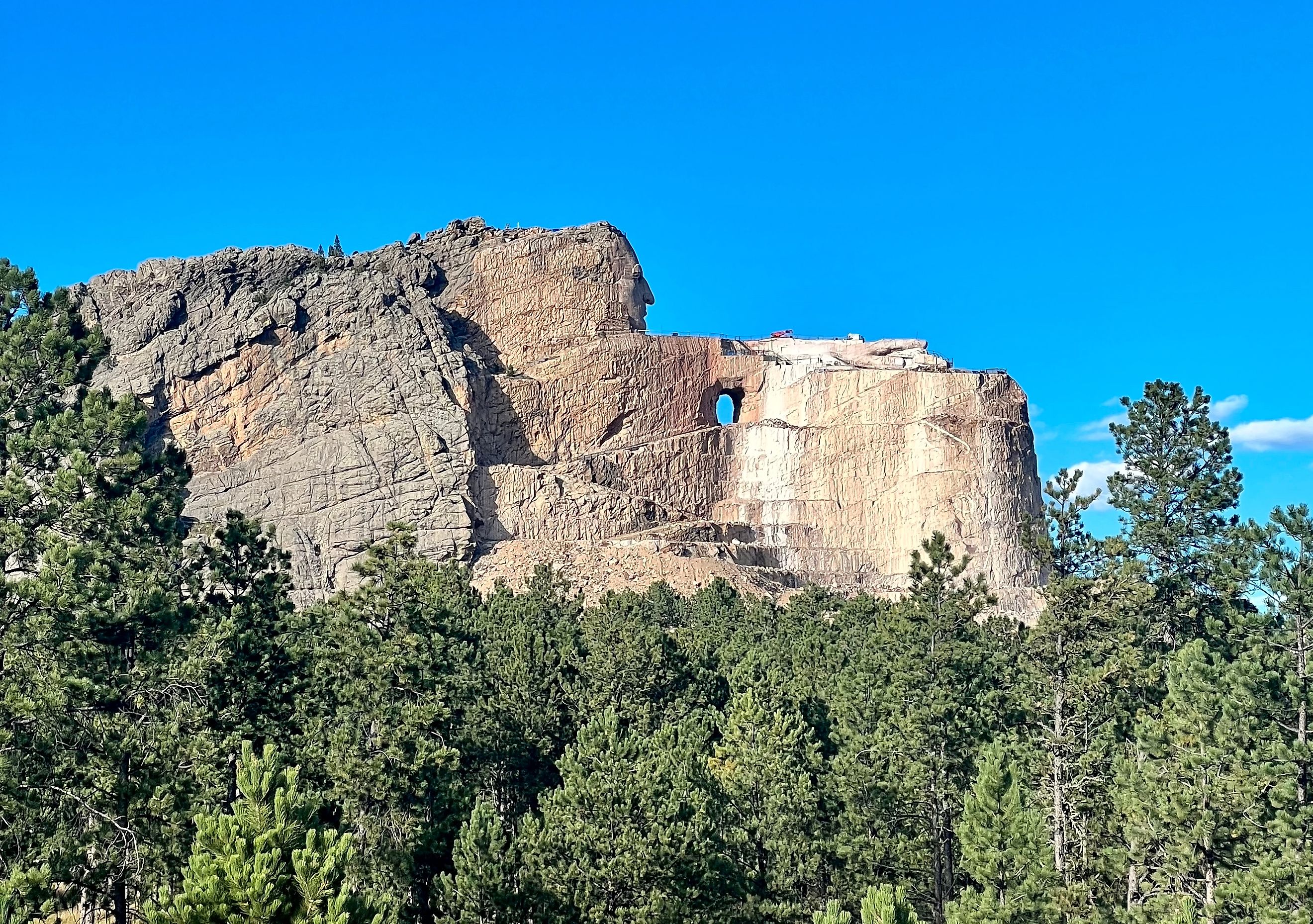 Crazy horse in South Dakota.