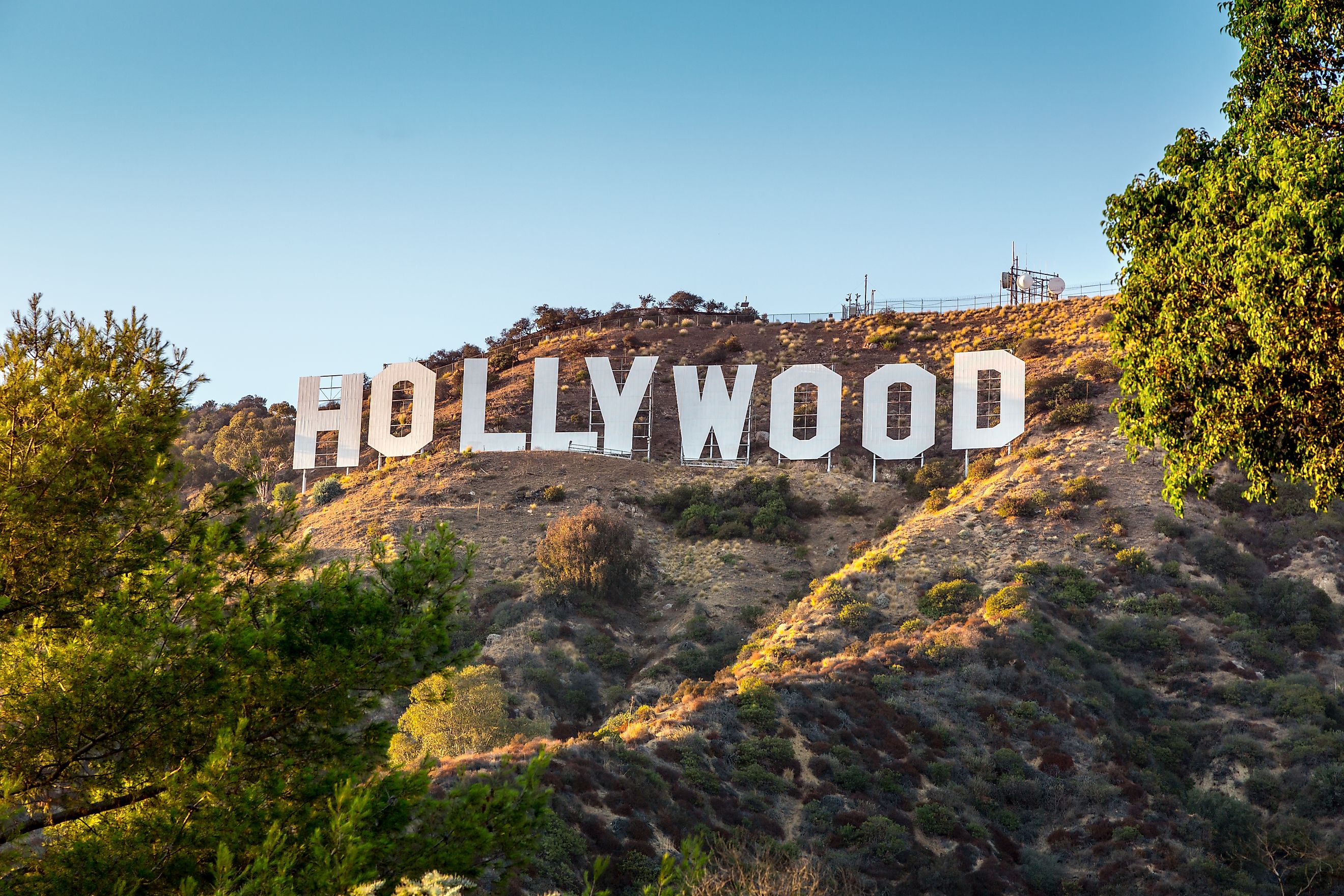 The world famous landmark Hollywood Sign. Editorial credit: logoboom / Shutterstock.com