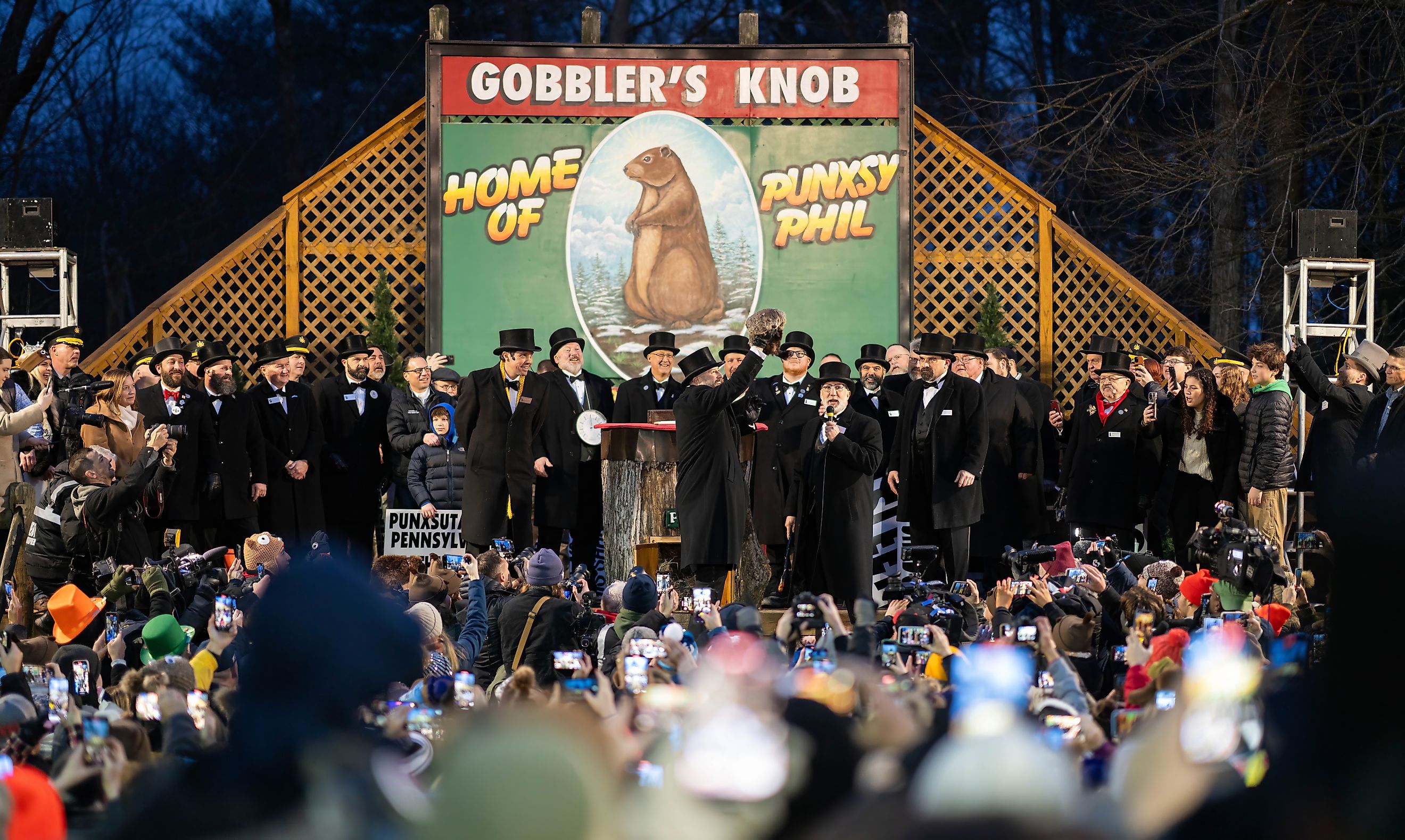 Groundhog Day Punxsutawney Phil Gobbler's Knob