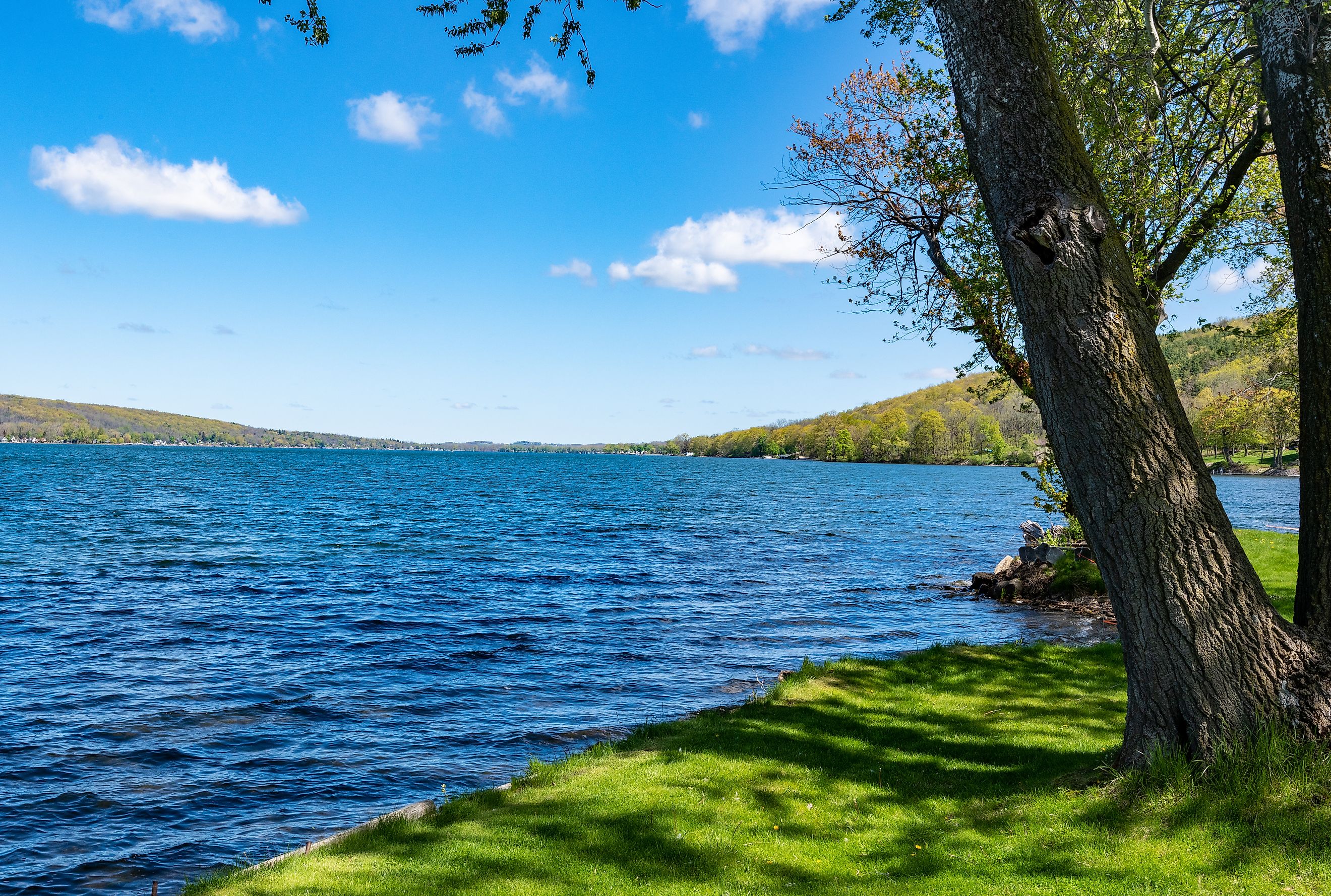 Honeoye Lake in the Finger Lakes Region of New York.