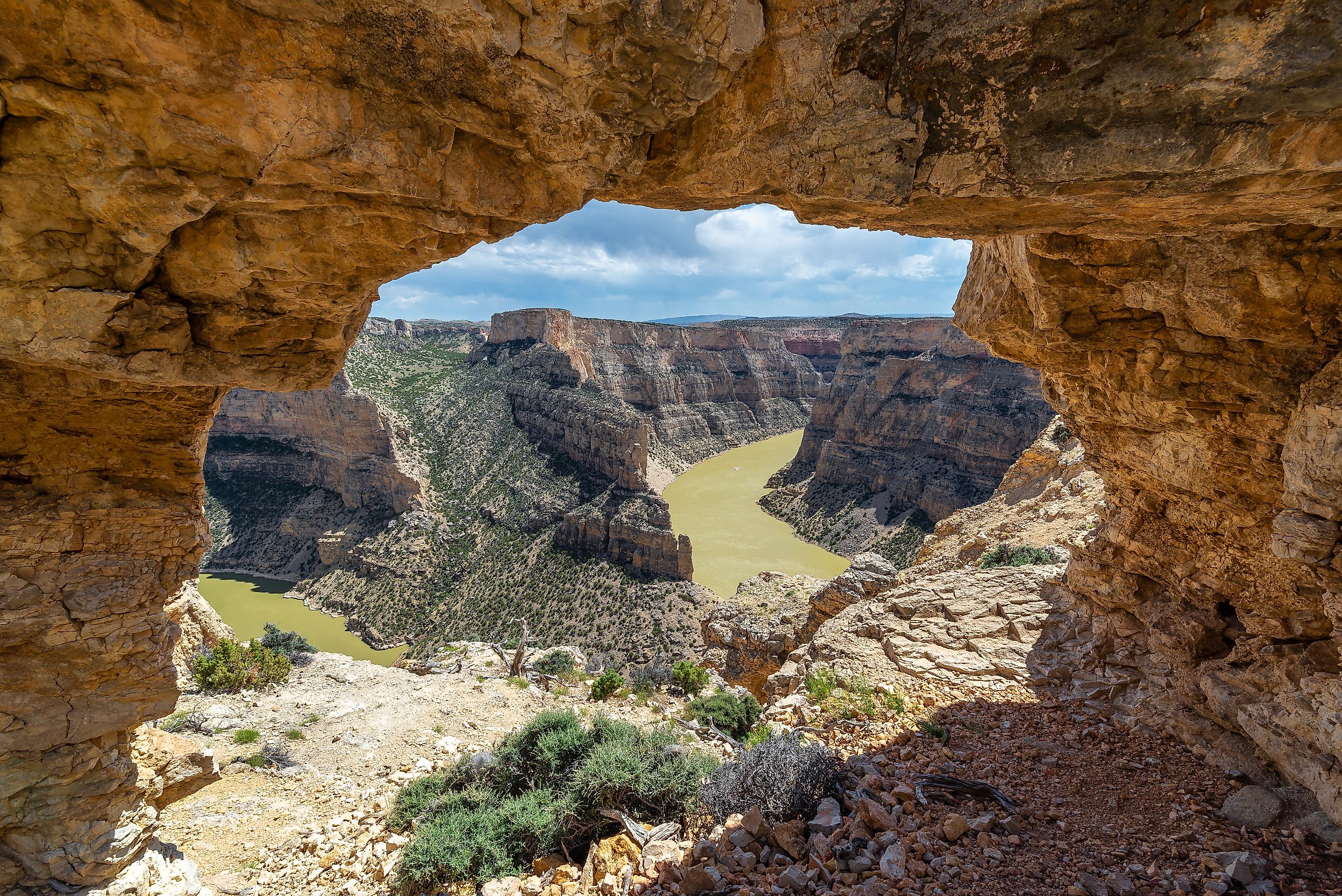 Devil's Canyon overlook at Bighorn Canyon National Recreation Area, Montana.