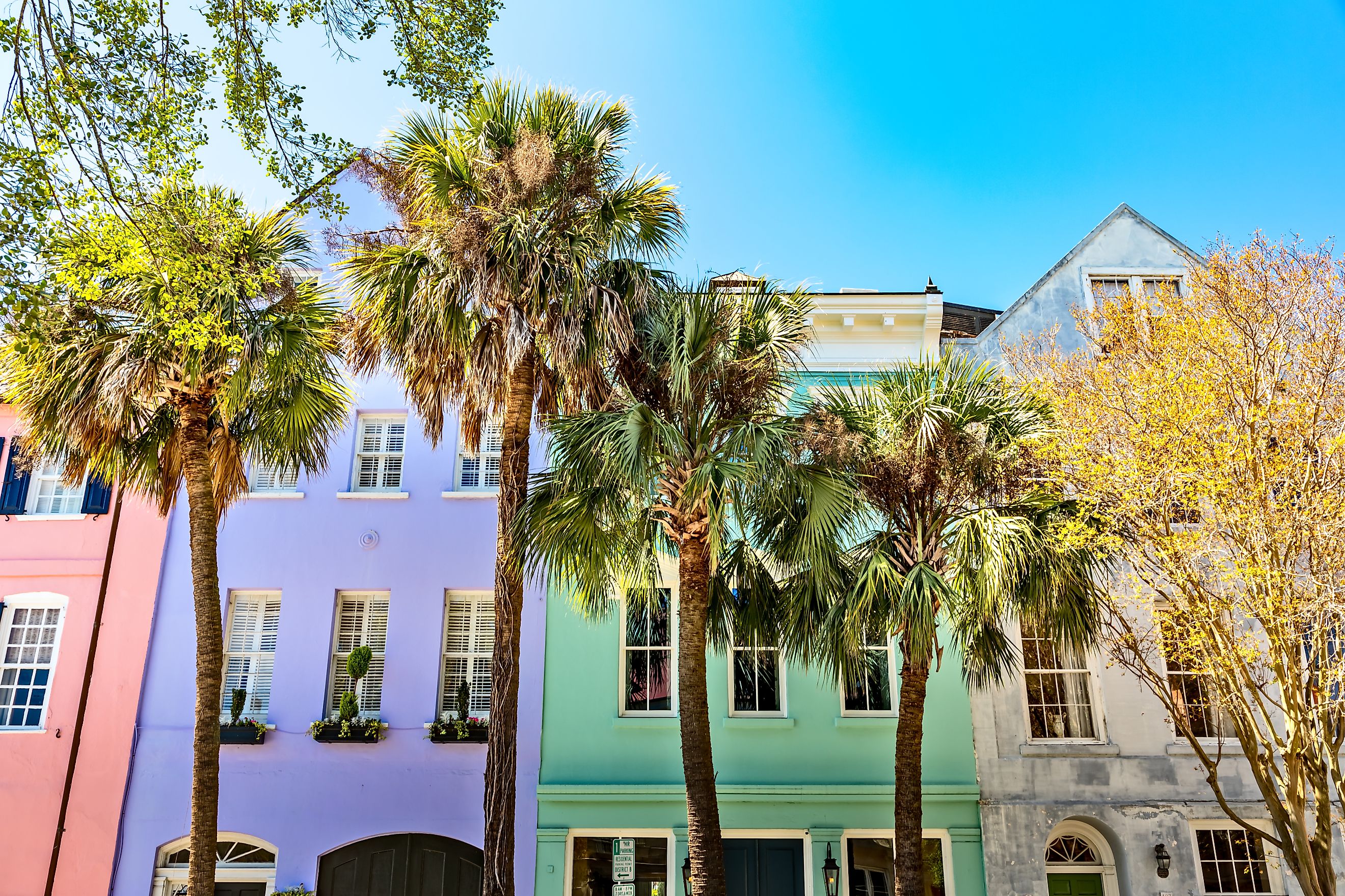 Rainbow Row, Charleston SC