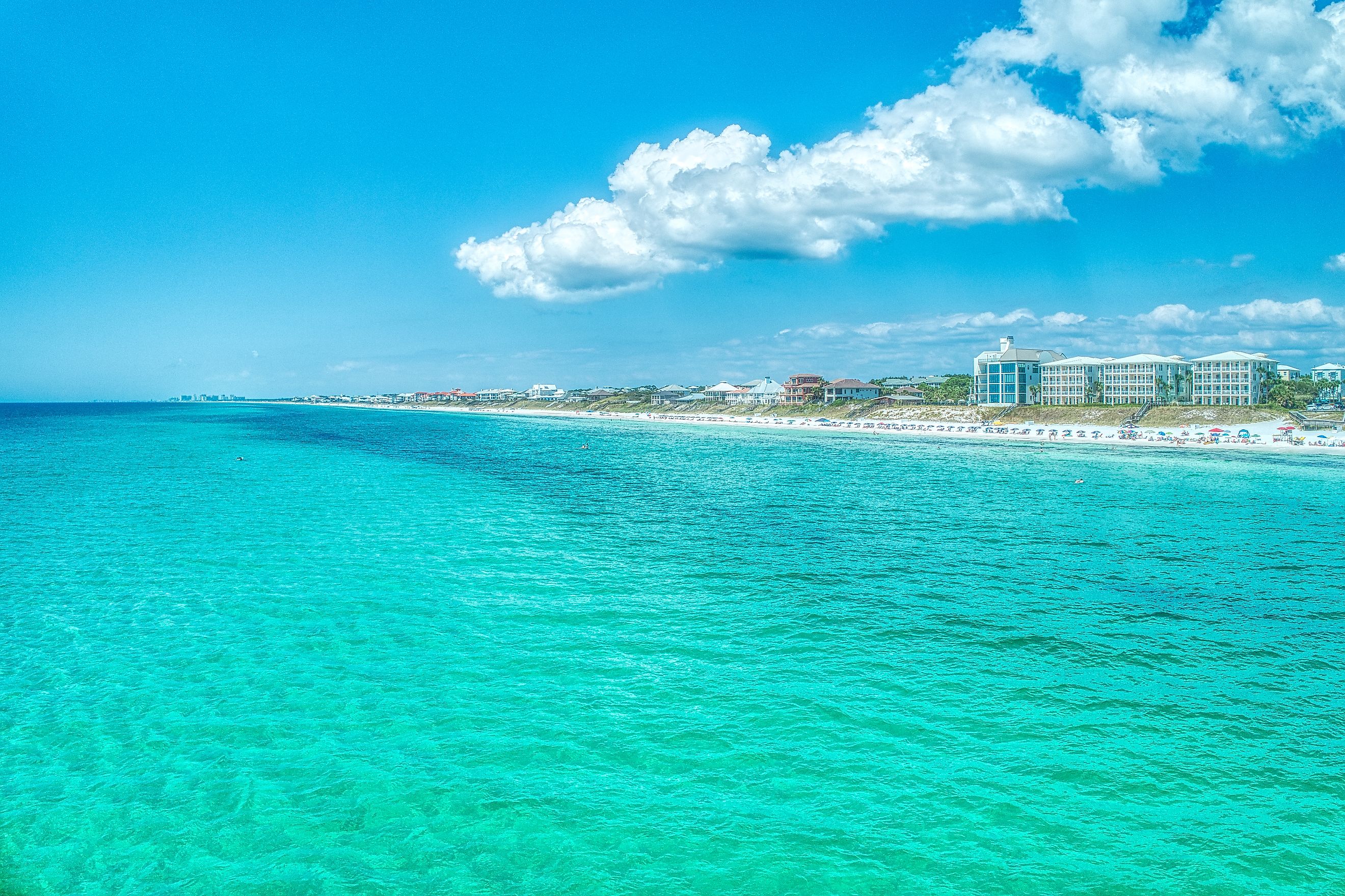 Low Altitude off of the Coast of Santa Rosa Beach, FL